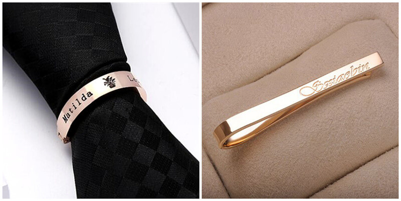 custom logo tie pin factory, wholesale personalized gold tie clip manufacturers